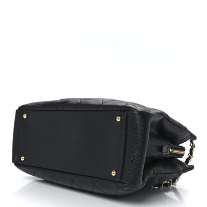 Chanel Caviar Quilted Timeless CC Soft Tote Black 9 of 11