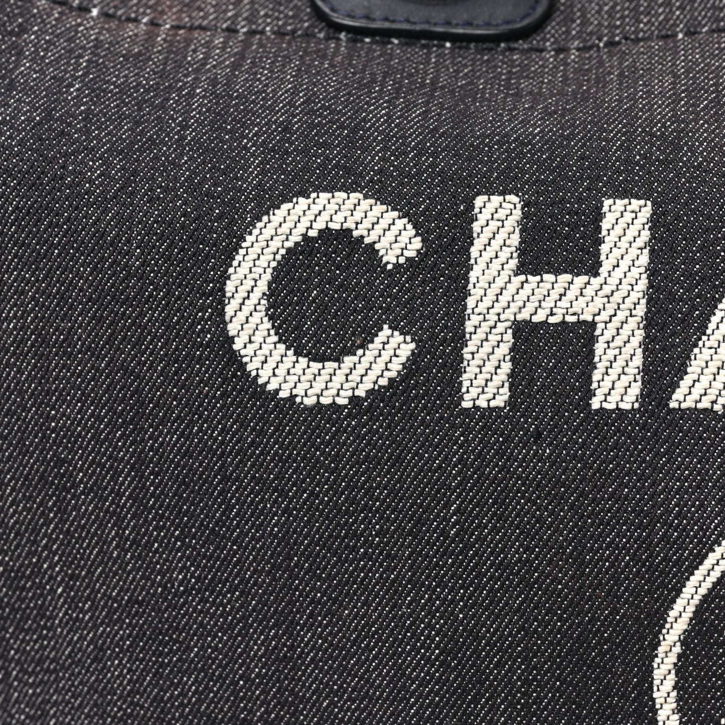 Canvas Large Deauville Tote Dark Blue