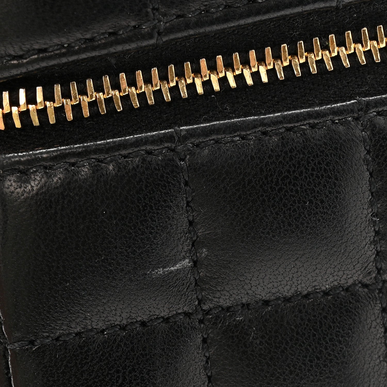 Saint Laurent Lambskin Cassandre Matelasse Carre Mini Cube On Chain Black 9 of 9