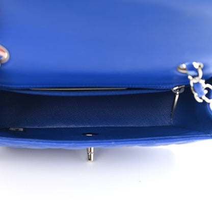 Chanel Lambskin Quilted Mini Rectangular Flap Royal Blue 5 of 10