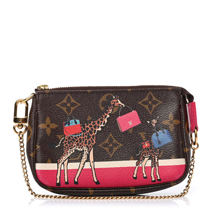 Louis Vuitton Monogram 2017 Christmas Animation Mini Pochette Accessories 1 of 4