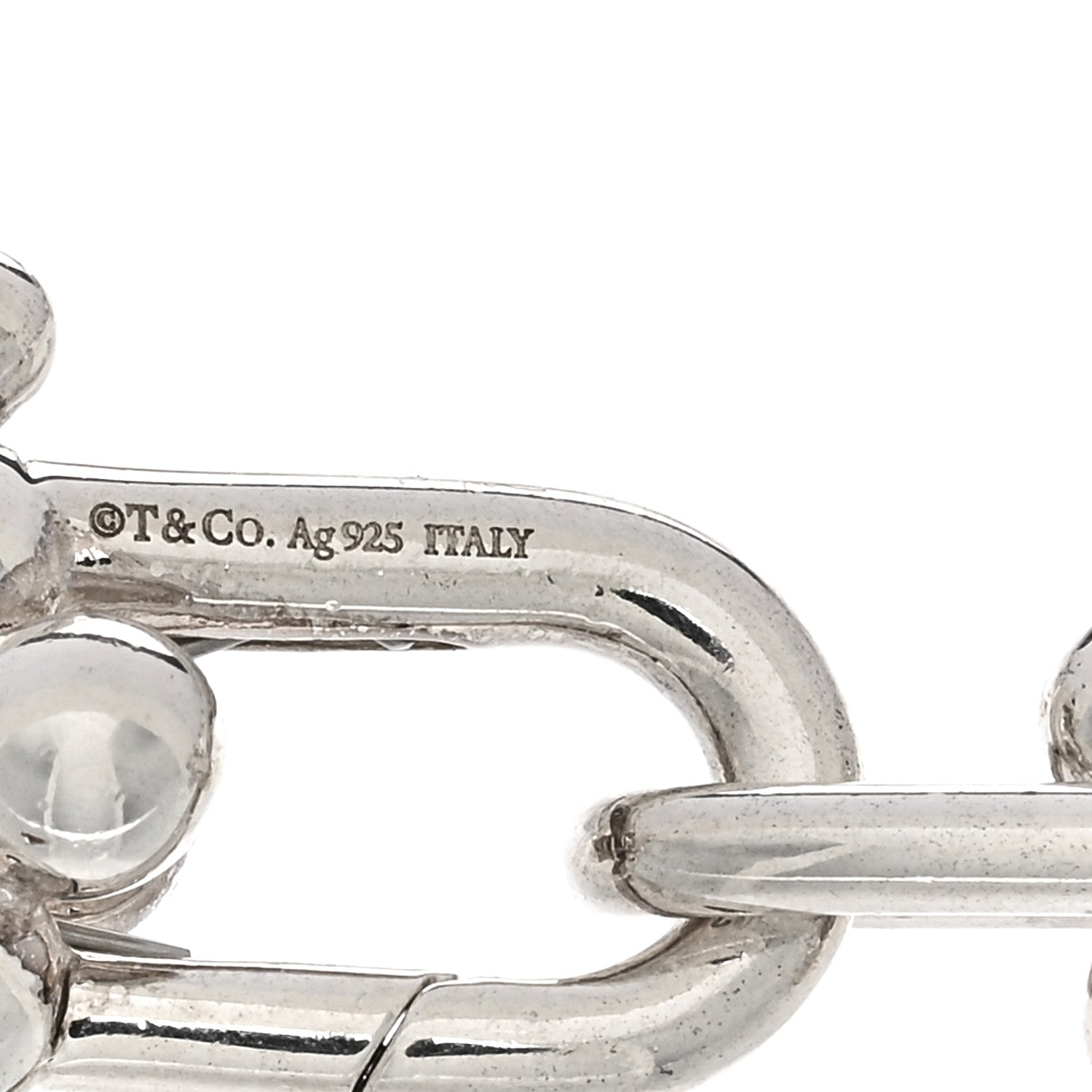 Tiffany Sterling Silver Small HardWear Link Bracelet 3 of 4