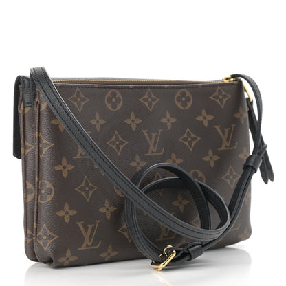 Louis Vuitton Monogram Twice Pochette Black 3 of 12