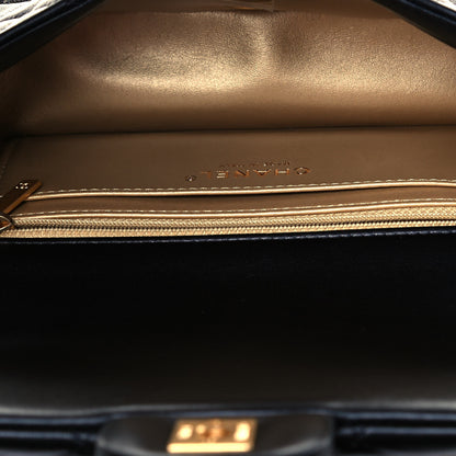 Chanel Lambskin Quilted Mini Rectangular Pearl Crush Flap Black 5 of 10