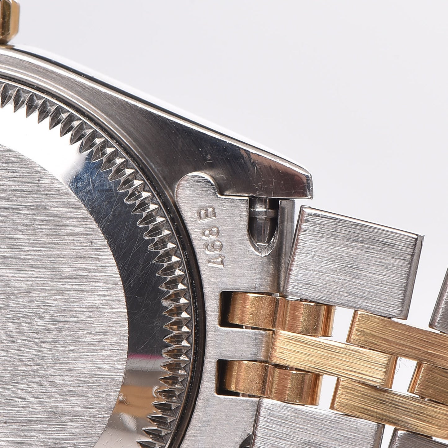 Stainless Steel 18K Yellow Gold 26mm Oyster Perpetual Datejust Watch Champagne Tapestry 79173