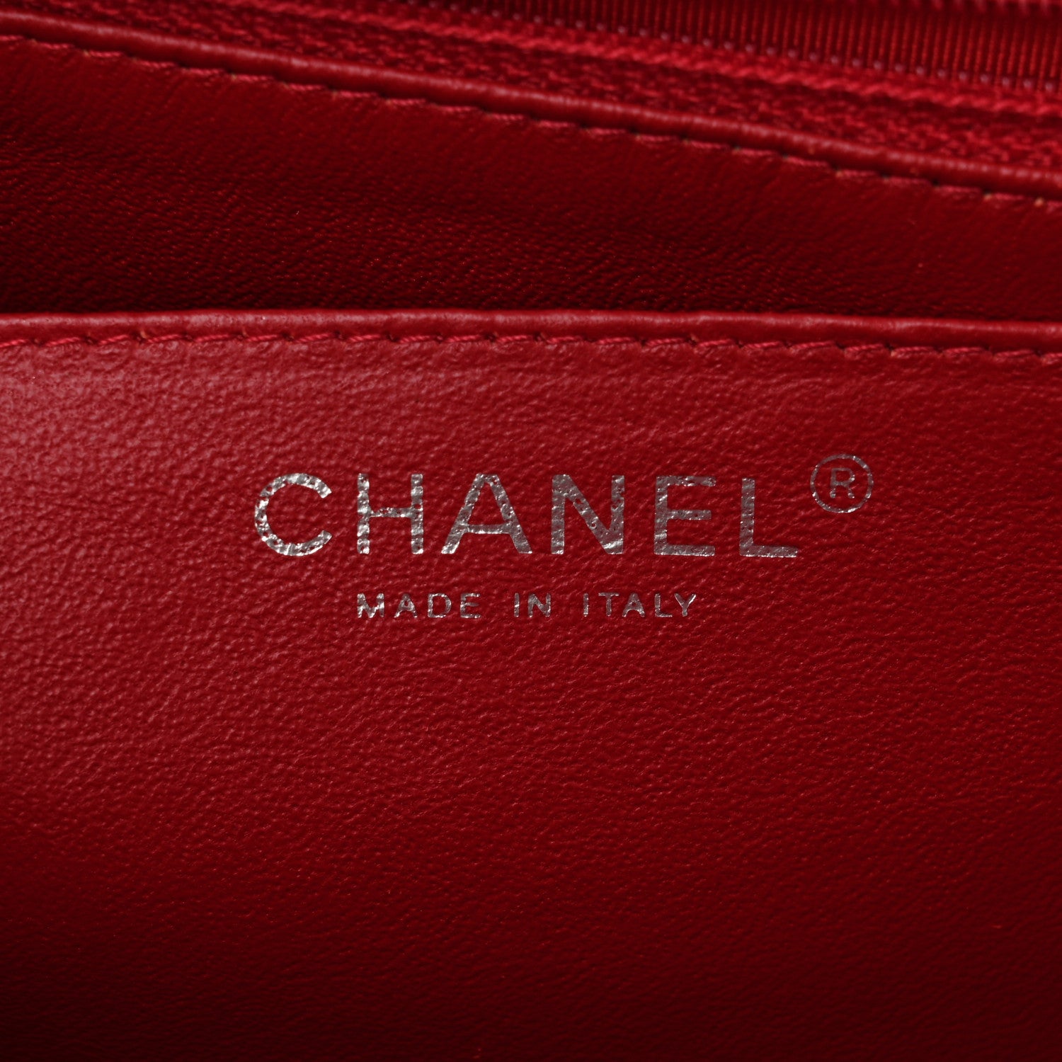 Chanel Lambskin Quilted Jumbo Single Flap Red 6 of 14