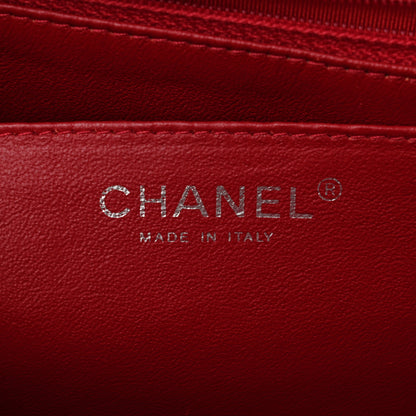 Chanel Lambskin Quilted Jumbo Single Flap Red 6 of 14