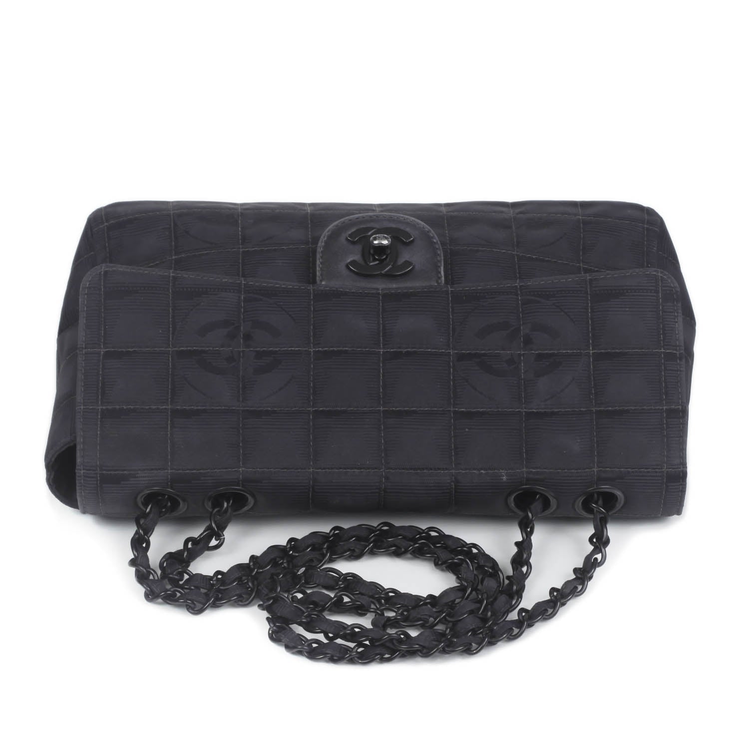 Chanel Nylon Travel Flap Black 4 of 10