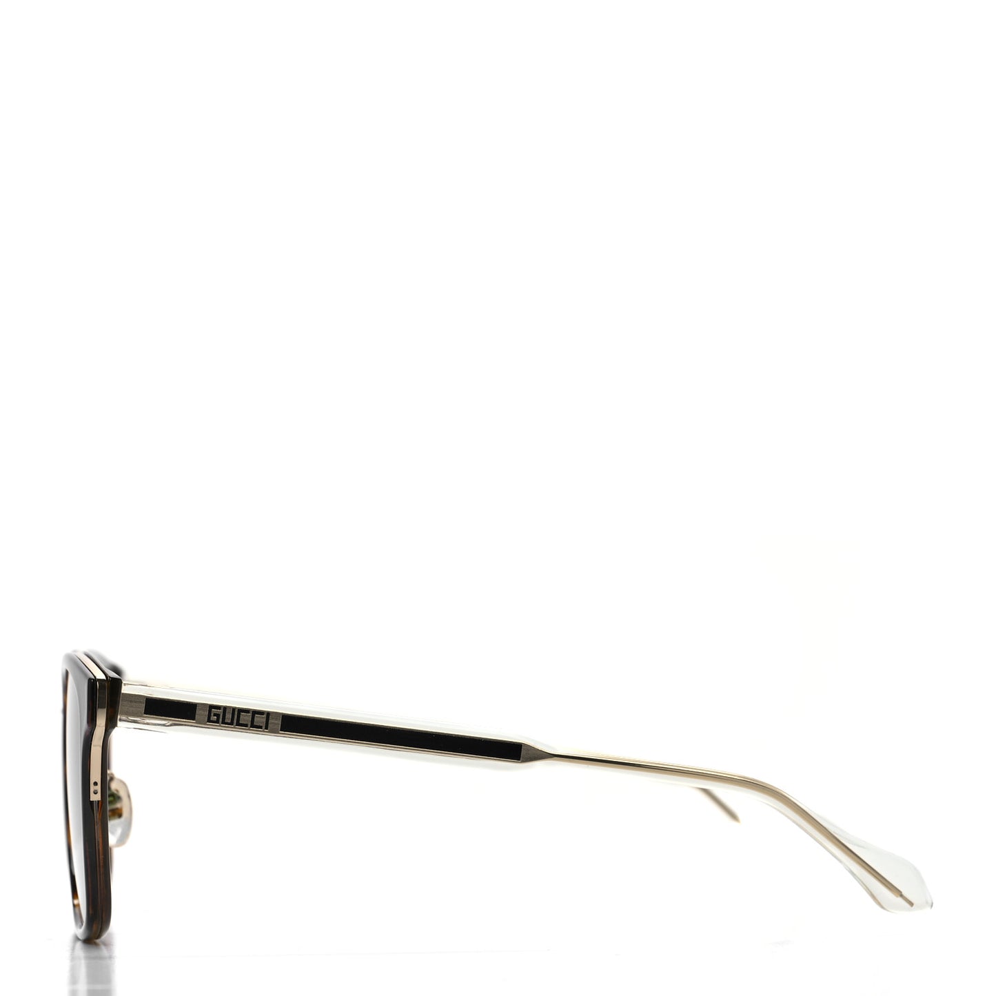 Acetate Specialized Fit Square Sunglasses GG0563SK Havana