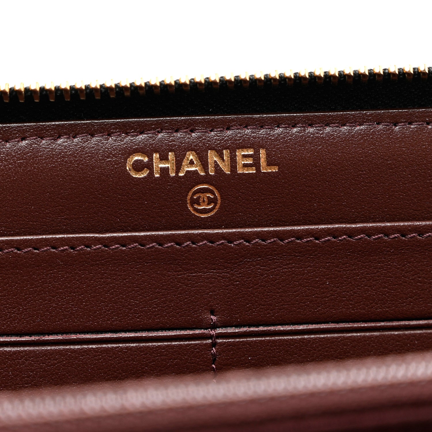 Chanel Caviar Quilted Large Gusset Zip Around Wallet Black 6 of 9