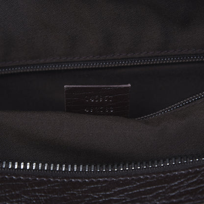 Gucci GG Supreme Monogram Web Medium Carry On Duffle Beige Dark Brown 7 of 10