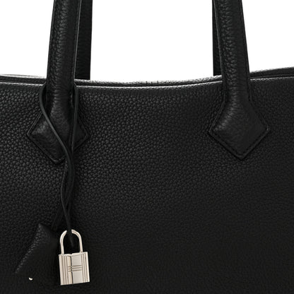 Hermes Taurillon Clemence Victoria II 35 Black 8 of 16