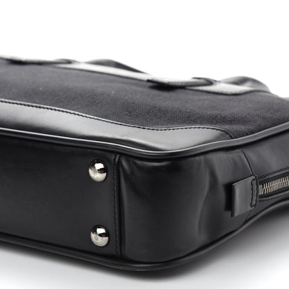 Gucci Denim Monogram Briefcase Black 9 of 9