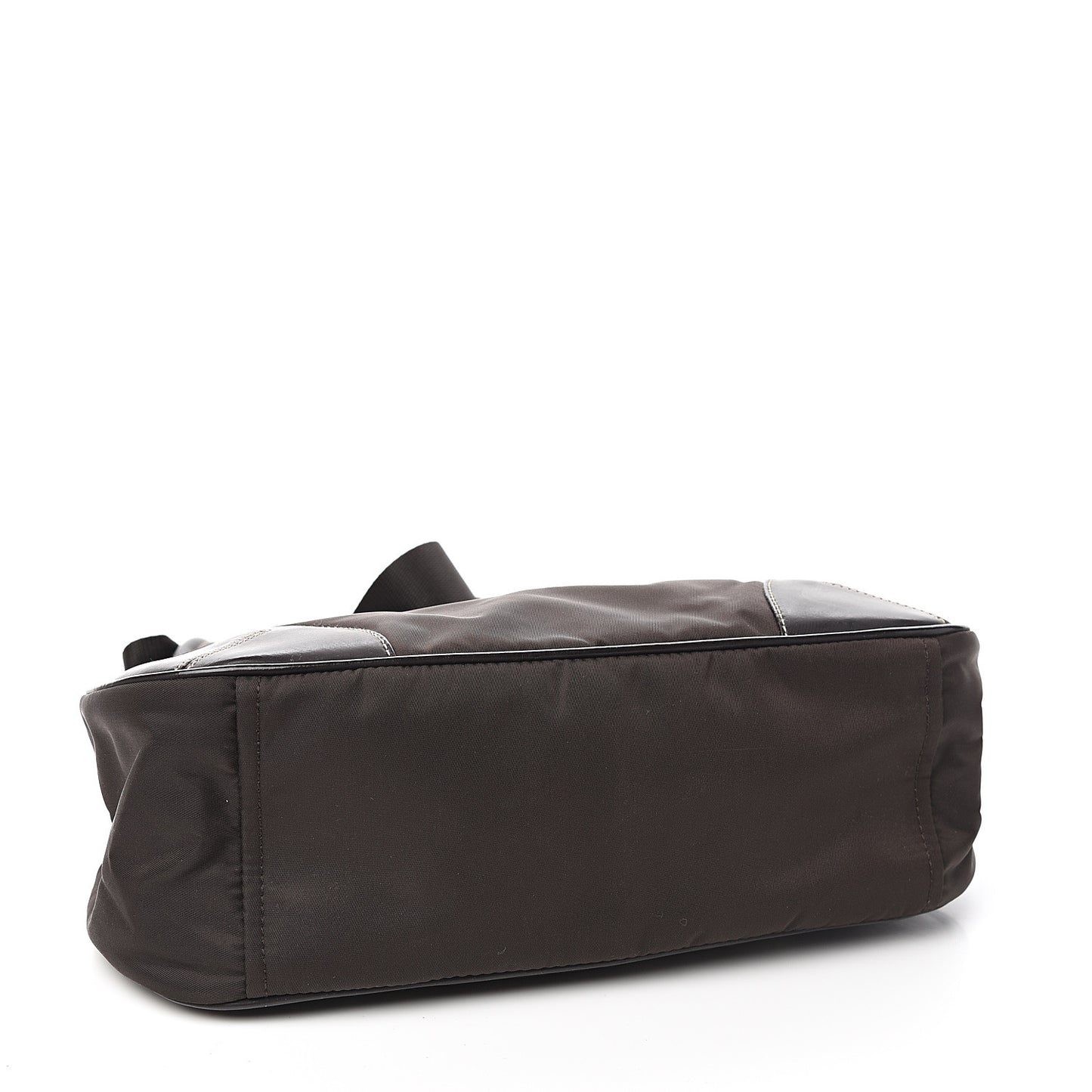 Tessuto Nylon Calfskin Hobo Moro