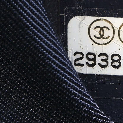 Chanel Caviar Quilted In Out Flap Shopping Tote Navy 7 of 10