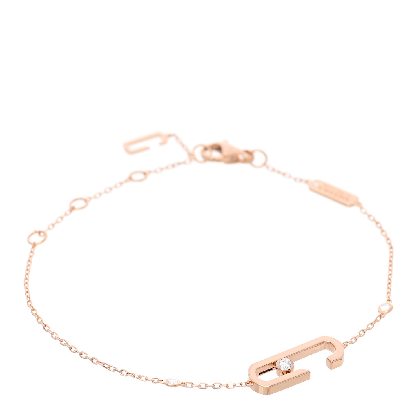 X GIGI HADID 18K Rose Gold Diamond Move Addiction Bracelet