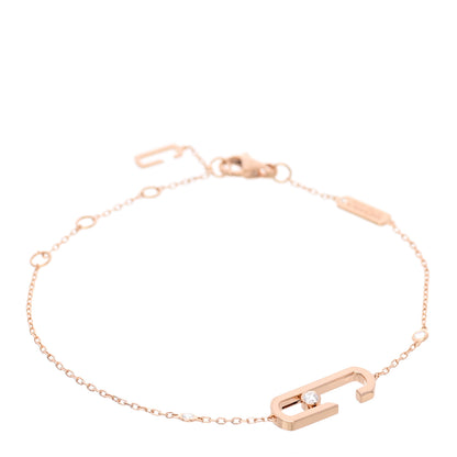 Messika X GIGI HADID 18K Rose Gold Diamond Move Addiction Bracelet 1 of 5