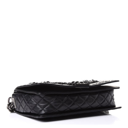 Chanel Calfskin Enchained New Medium Boy Flap Black 4 of 12