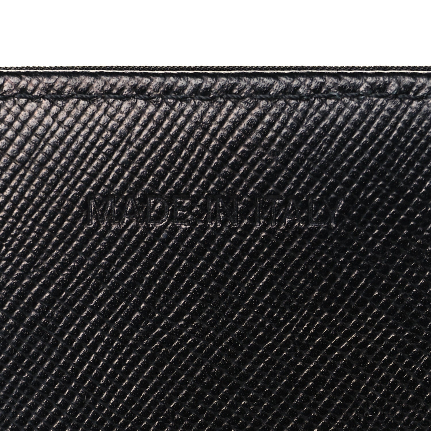 Prada Tessuto Nylon Saffiano Flap Wallet Black 7 of 8