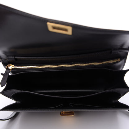 Celine Box Calfskin Medium Classic Box Flap Bag Black 5 of 10