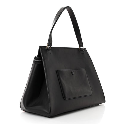 Celine Pony Hair Medium Edge Shoulder Bag Vermillion 3 of 10