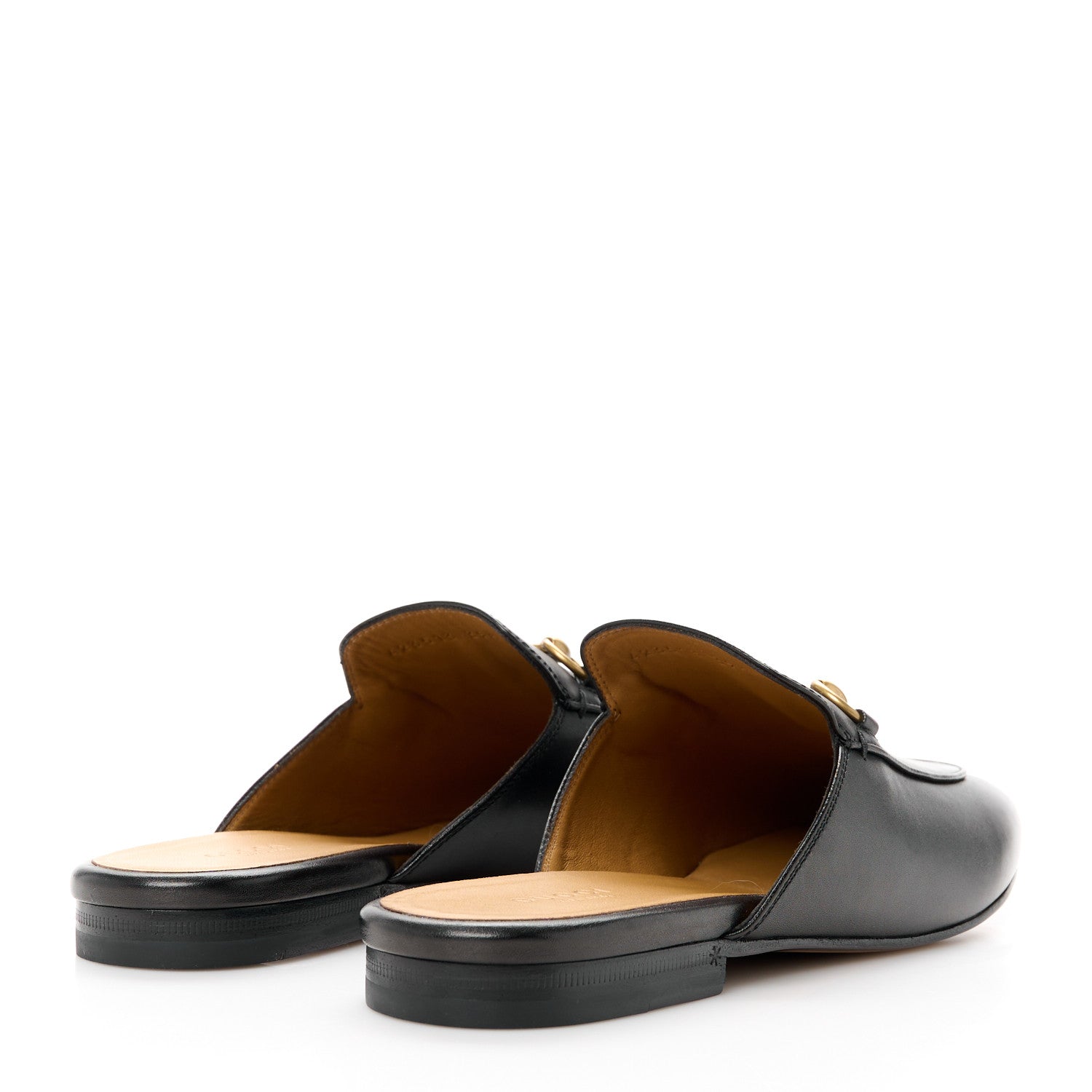 Gucci Calfskin Womens Princetown Slippers 39.5 Black 4 of 8