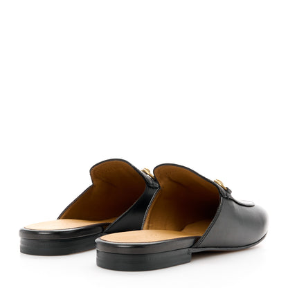 Gucci Calfskin Womens Princetown Slippers 39.5 Black 4 of 8