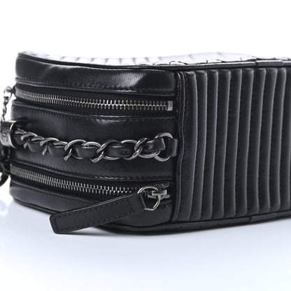 Chanel Lambskin Small Coco Boy Camera Case Black 10 of 13