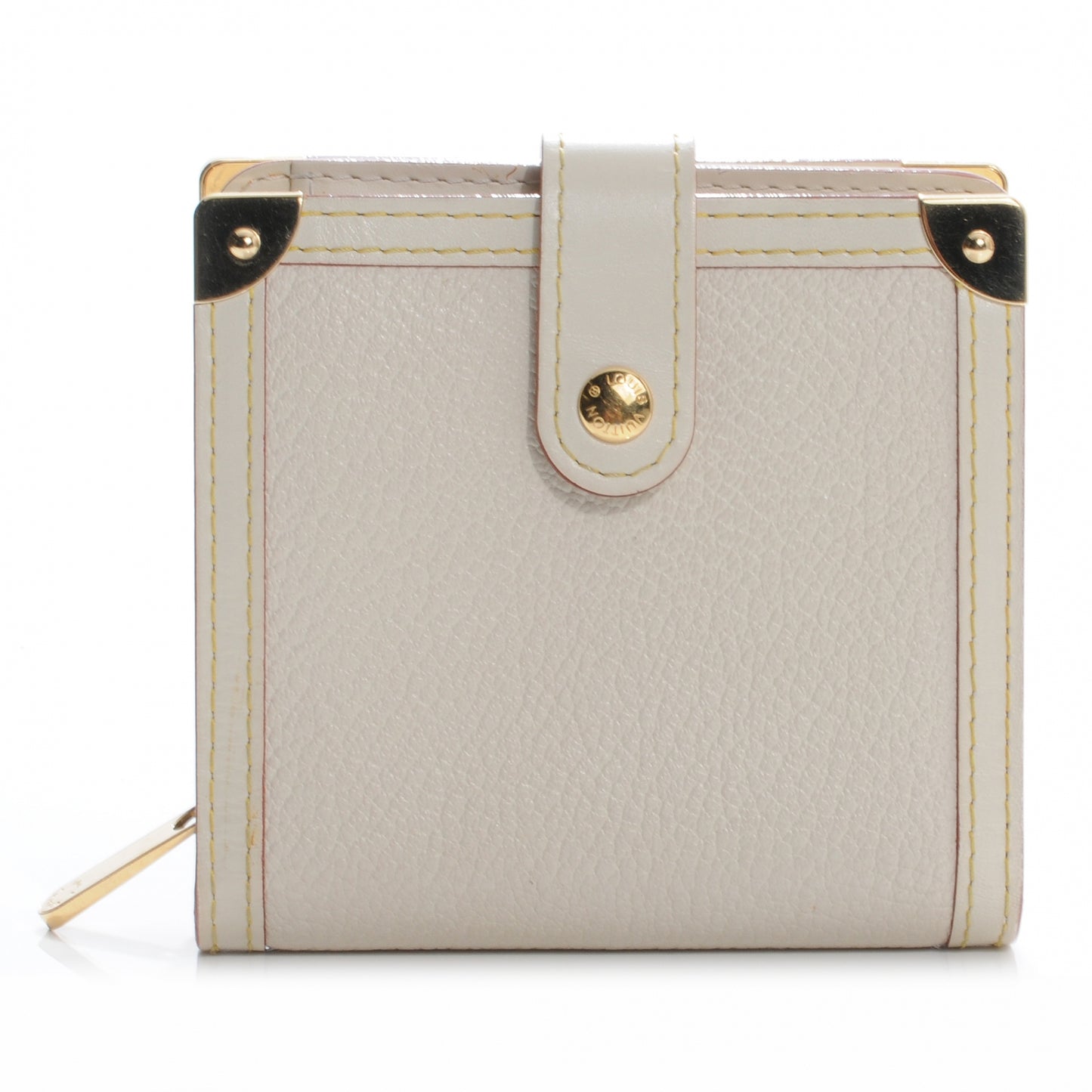 Suhali Compact Zipped Wallet White
