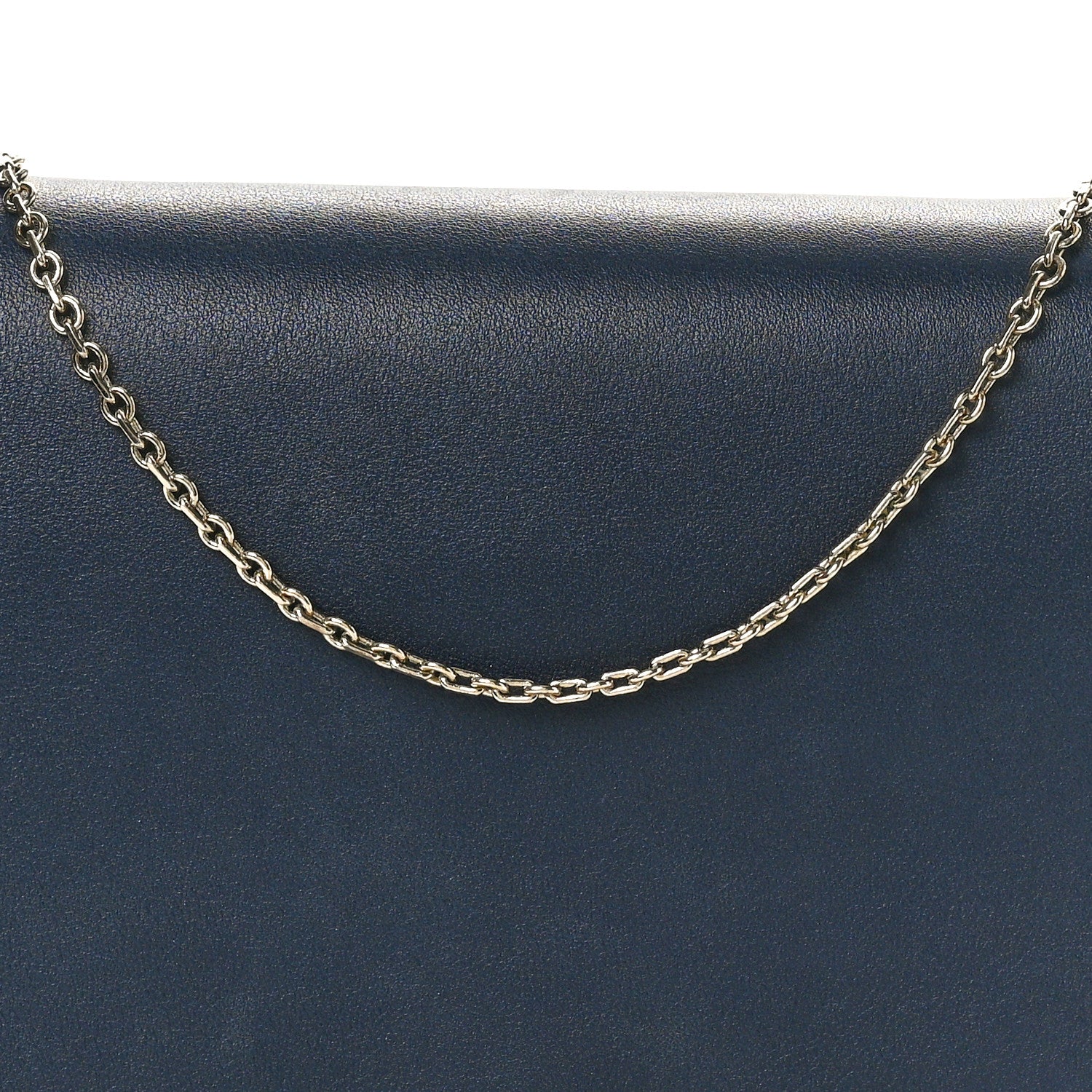 Valentino Garavani Calfskin Rockstud Wallet on Chain Marine 9 of 11