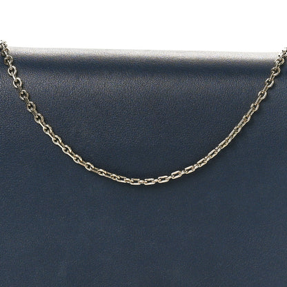 Valentino Garavani Calfskin Rockstud Wallet on Chain Marine 9 of 11