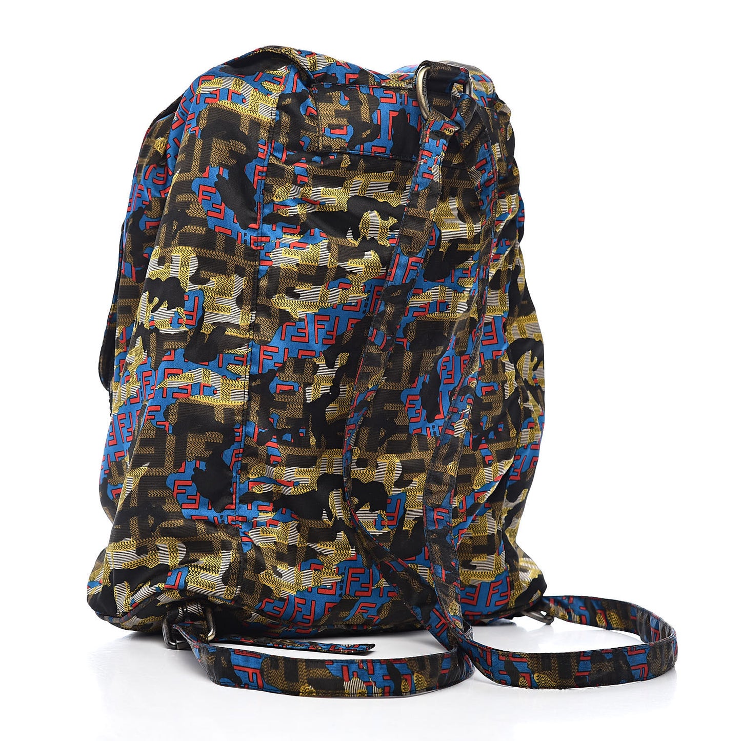 Nylon Vitello FF Print Backpack Multicolor