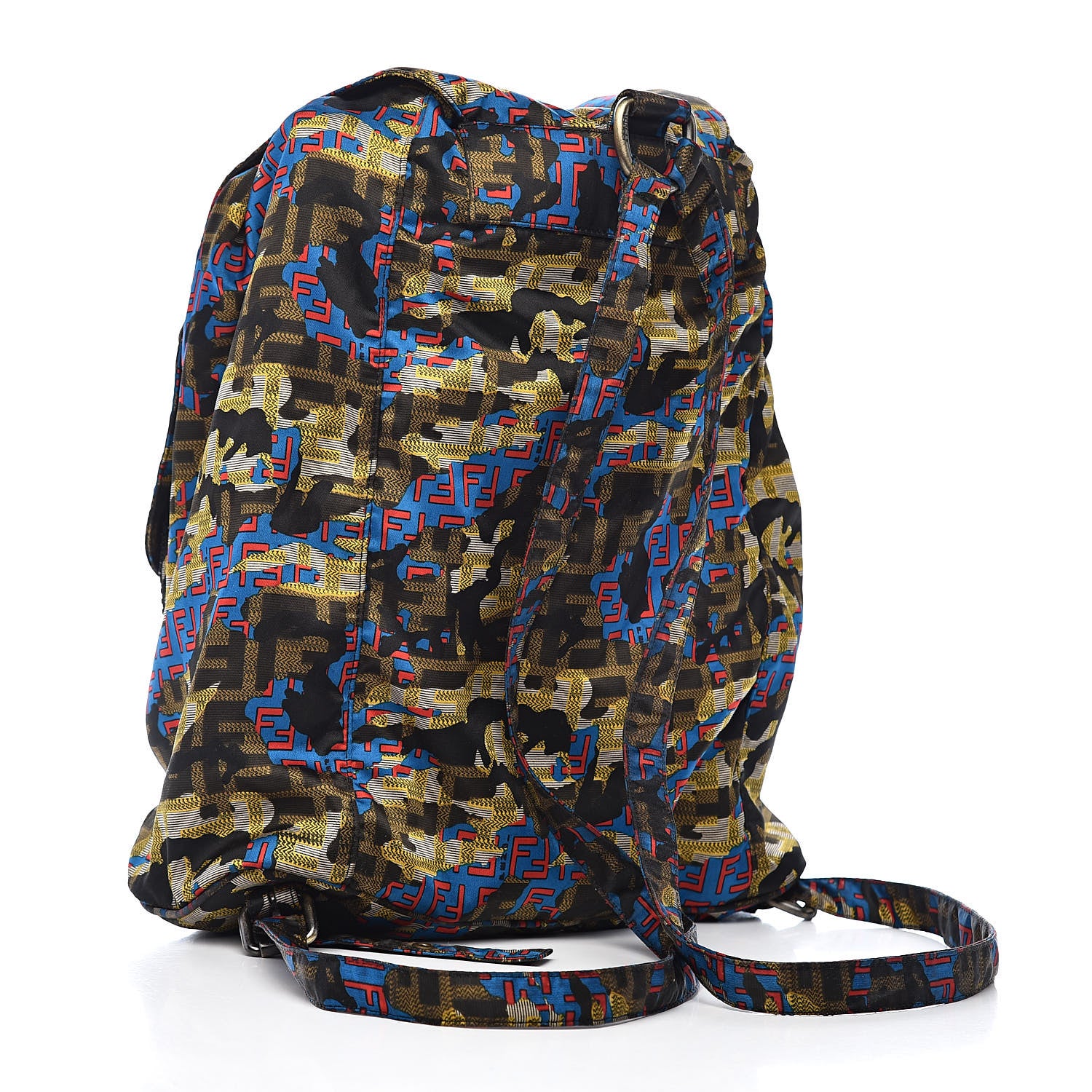 Fendi Nylon Vitello FF Print Backpack Multicolor 3 of 10