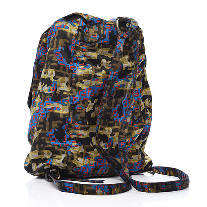 Fendi Nylon Vitello FF Print Backpack Multicolor 3 of 10