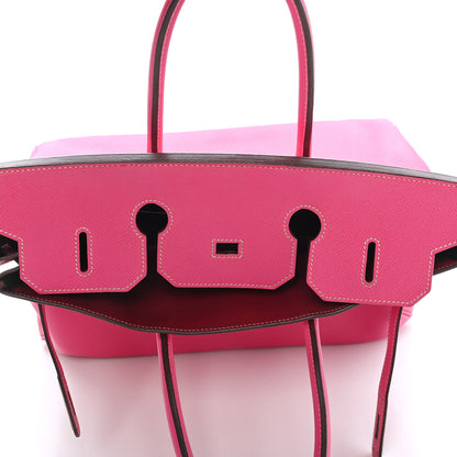 Hermes Epsom Candy Birkin 35 Rose Tyrien Rubis 16 of 32