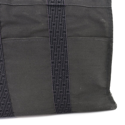 Hermes Canvas Herline MM Tote Grey 11 of 11