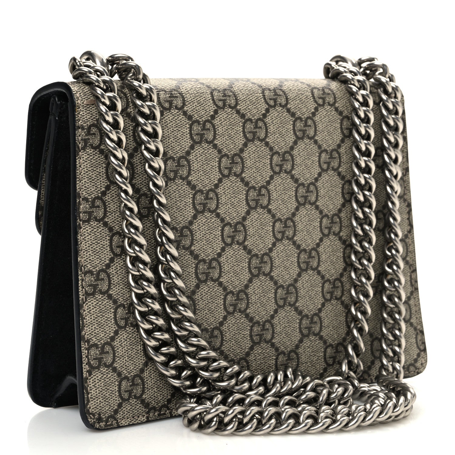 Gucci GG Supreme Monogram Mini Dionysus Shoulder Bag Black 3 of 11