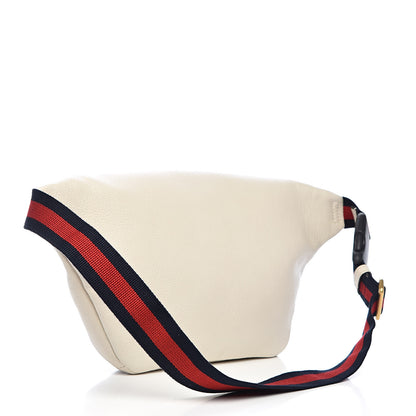 Gucci Grained Calfskin Logo Belt Bag White 4 of 10