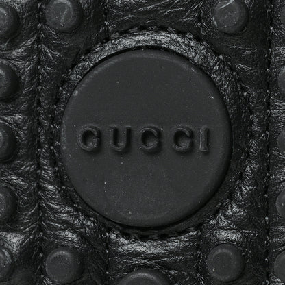 Gucci Road Calfskin Web Womens Horsebit Driver Loafers 38 Black 6 of 8