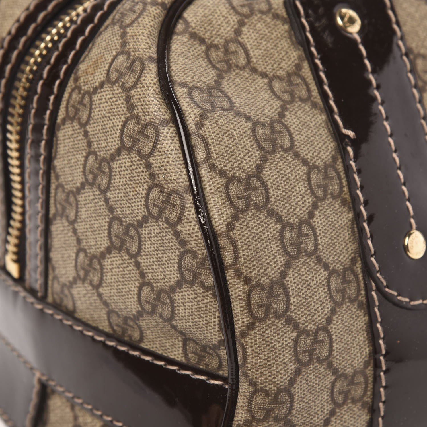Gucci GG Plus Boston Vanity Bag Brown 12 of 15