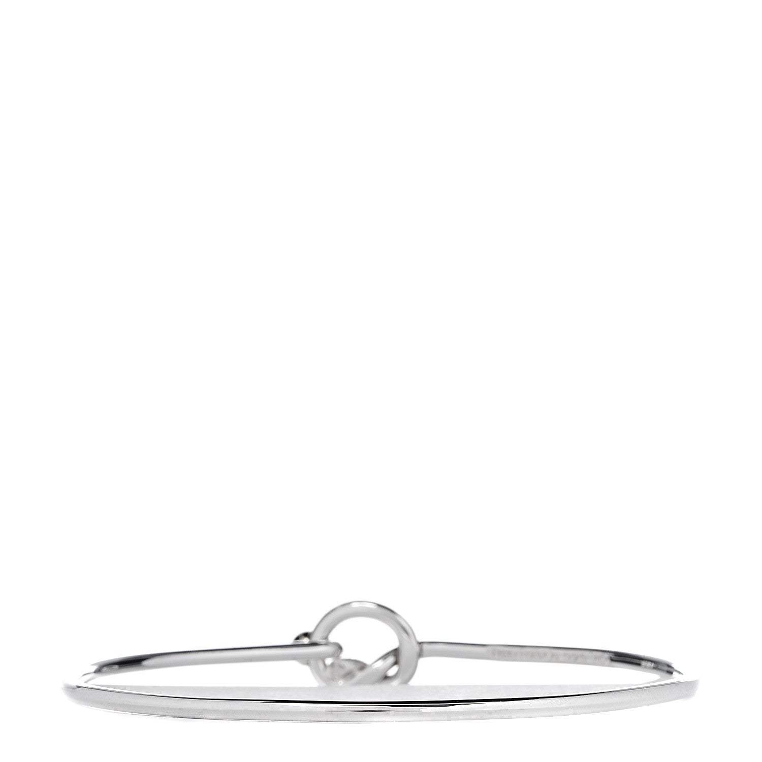 Tiffany Sterling Silver 18K Yellow Gold Knot Bracelet 3 of 4