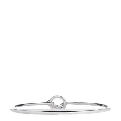 Tiffany Sterling Silver 18K Yellow Gold Knot Bracelet 3 of 4