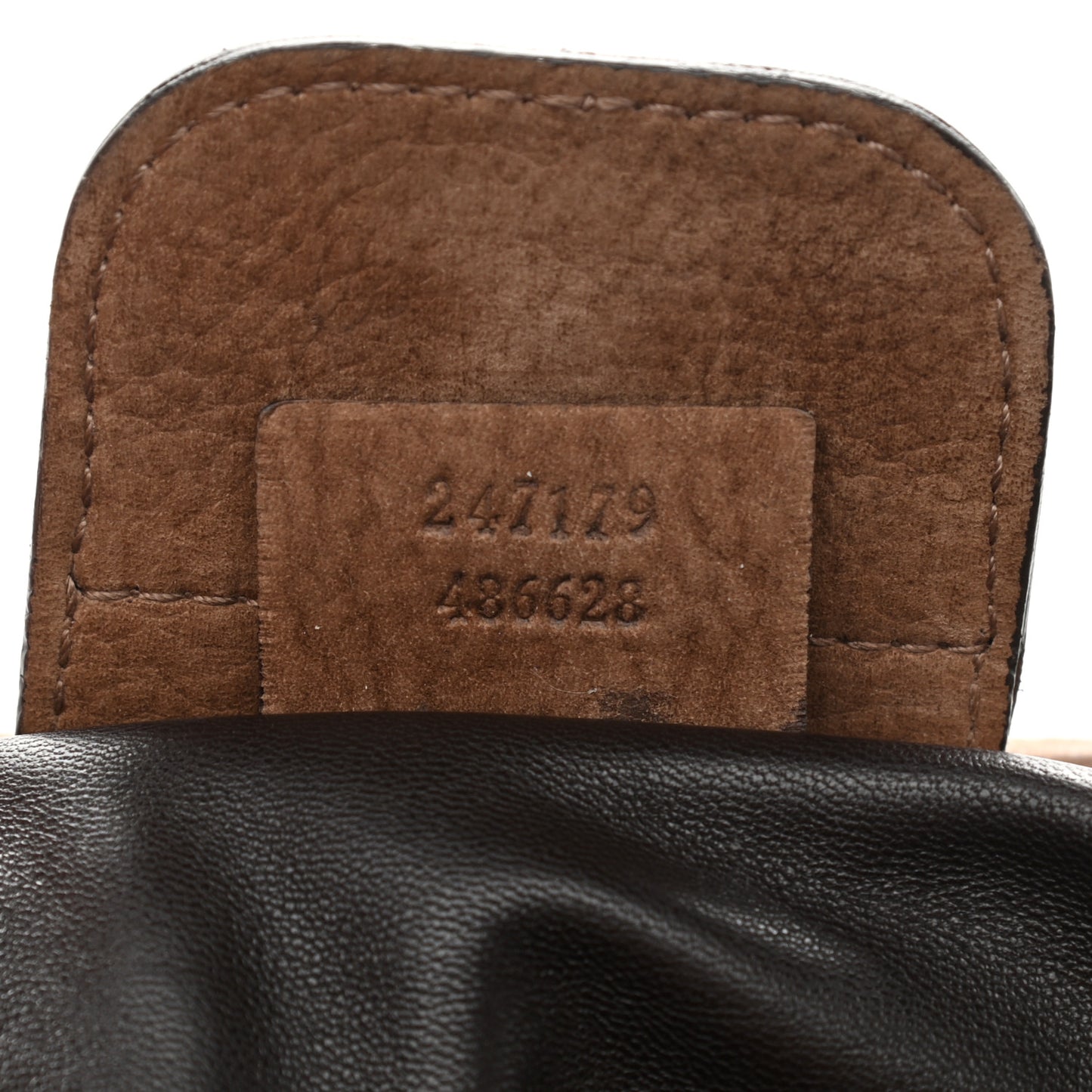 Python Large GG Running Tote Brown