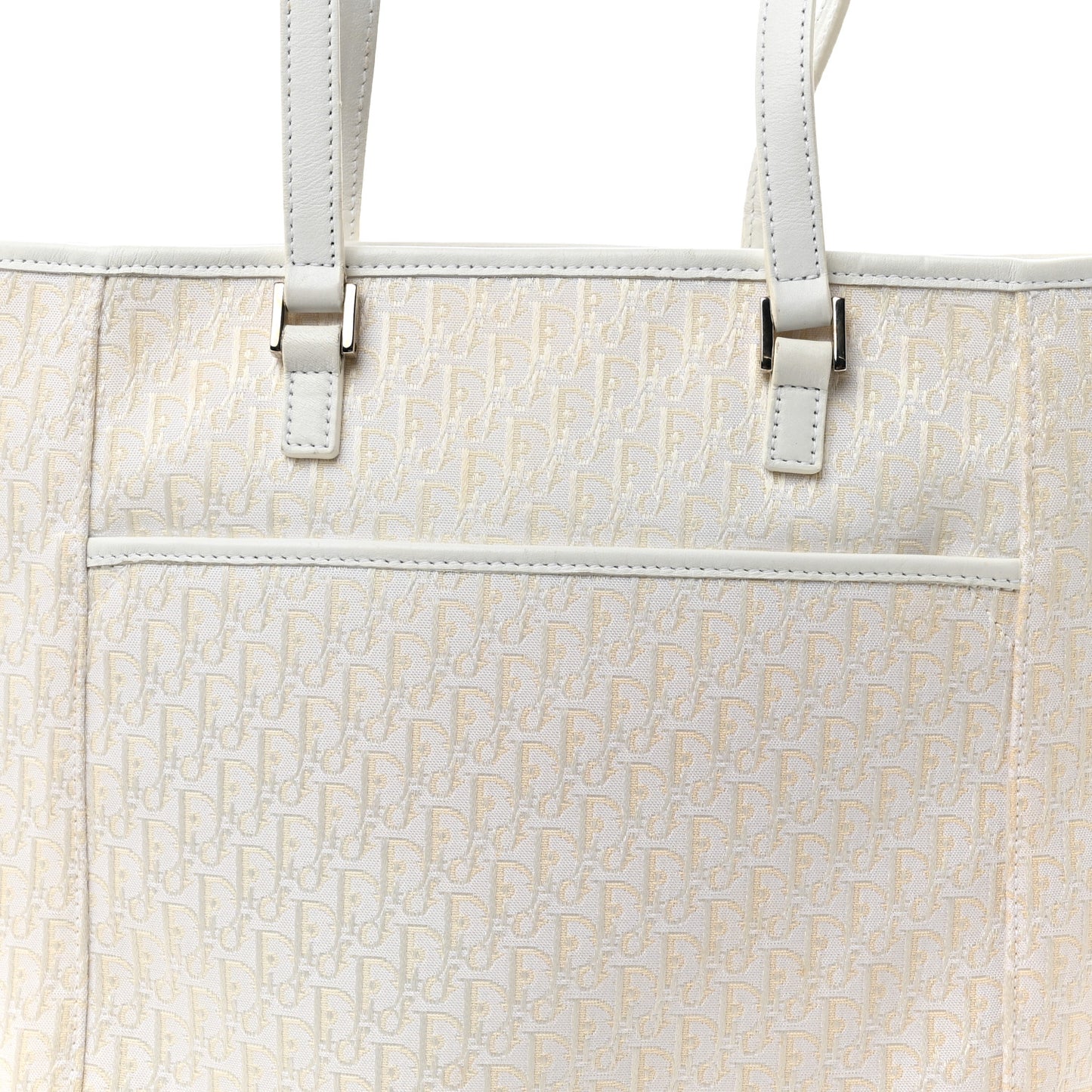Monogram Tote White
