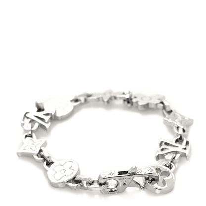 Louis Vuitton Monogram Craggy Bracelet L Silver 3 of 5