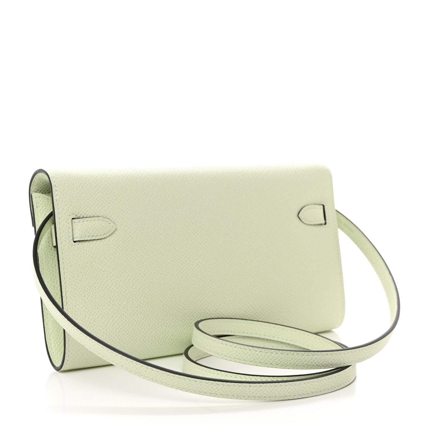 Epsom Kelly Wallet To Go Vert Fizz