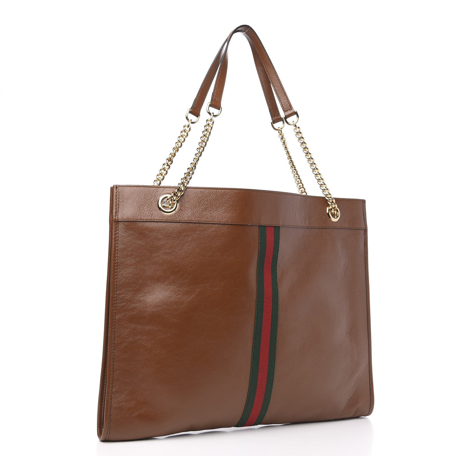 Gucci Calfskin Large Rajah Chain Tote Cuir 3 of 9