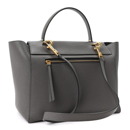 Celine Grained Calfskin Mini Belt Bag Grey 3 of 10