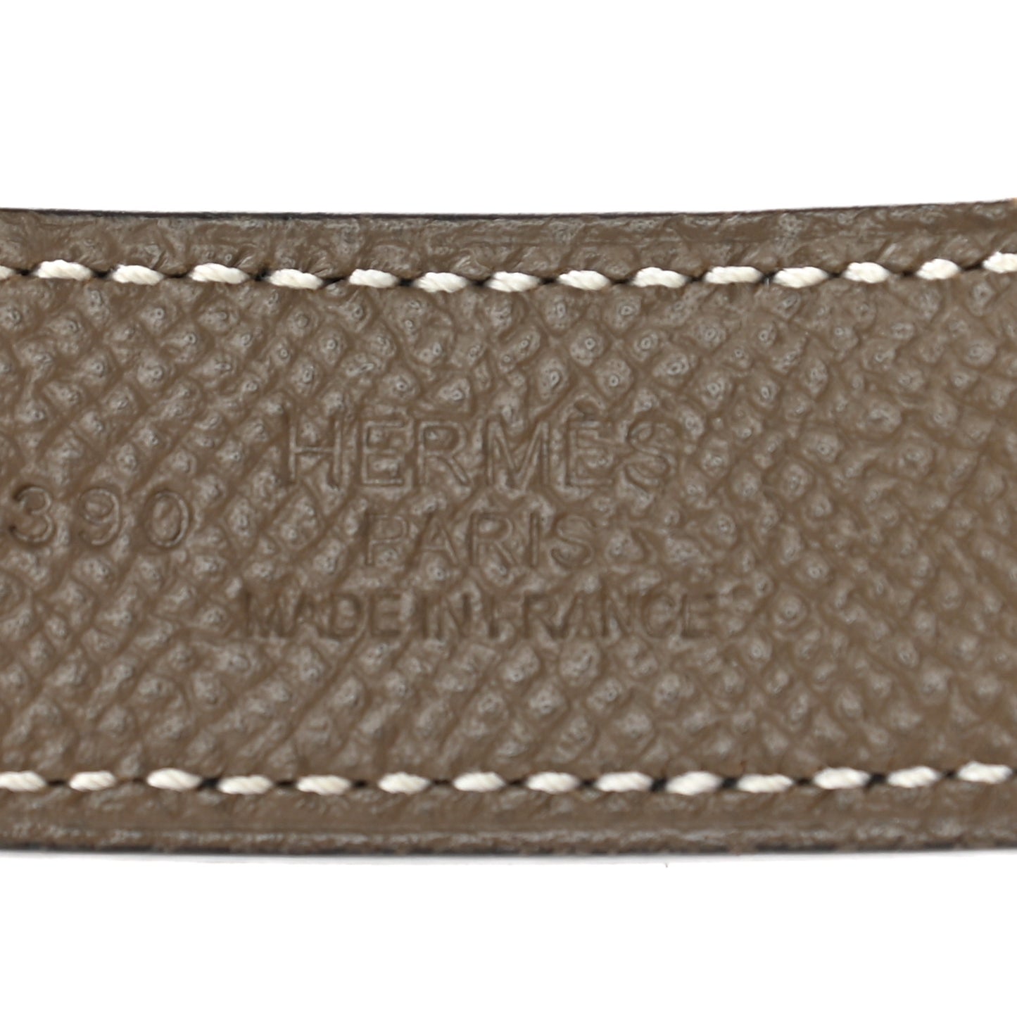 Swift Epsom 24mm Mini Constance H Belt 85 Black Etoupe