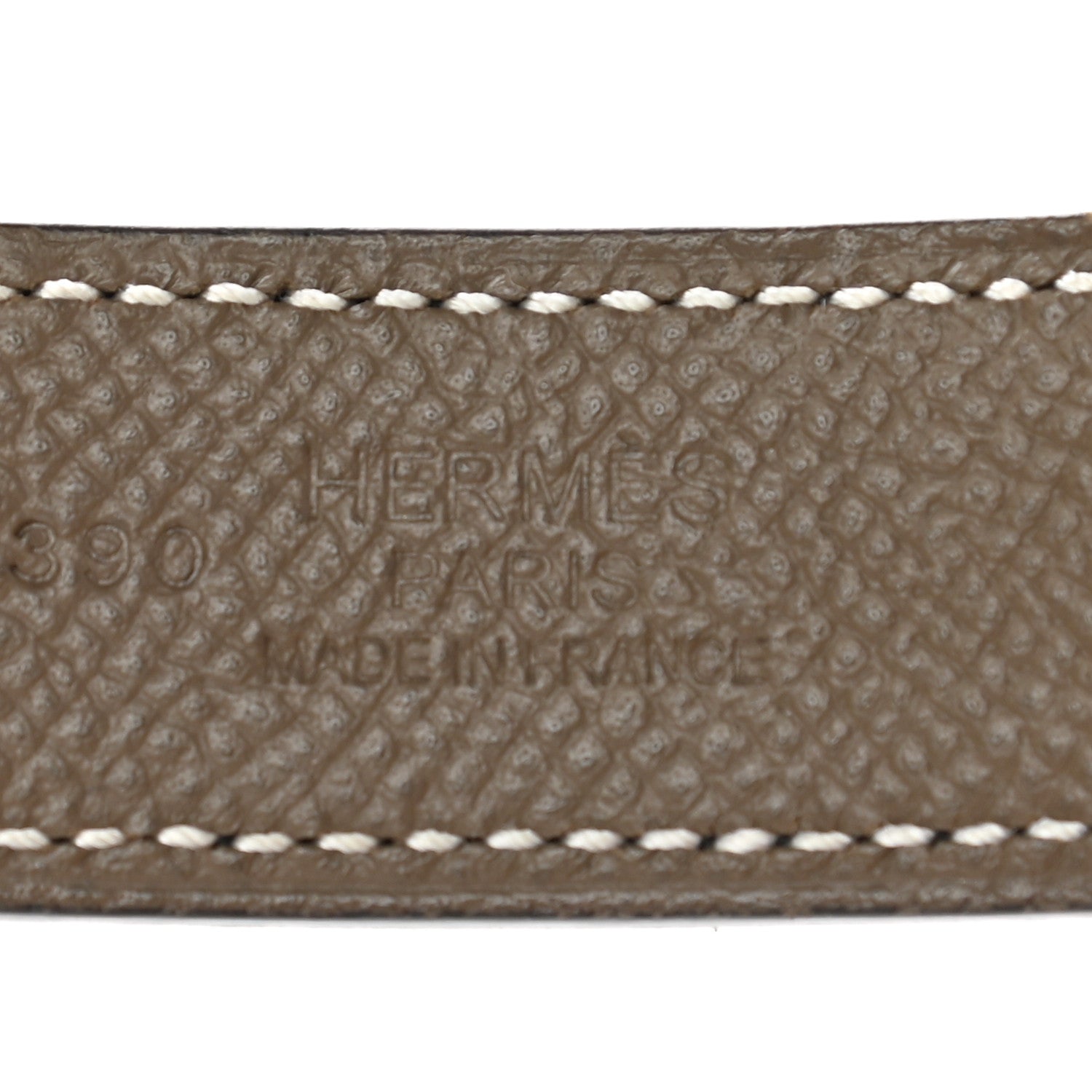 Hermes Swift Epsom 24mm Mini Constance H Belt 85 Black Etoupe 3 of 10
